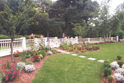 Perennial Garden w/custom fence
